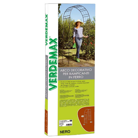 Immagine di Arco Verde da Giardino in Ferro 120x40x(h)219cm & Prestige & 