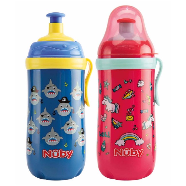 Borraccia Sipper Pop-Up 360 Ml - 18+ Mesi di Nuby