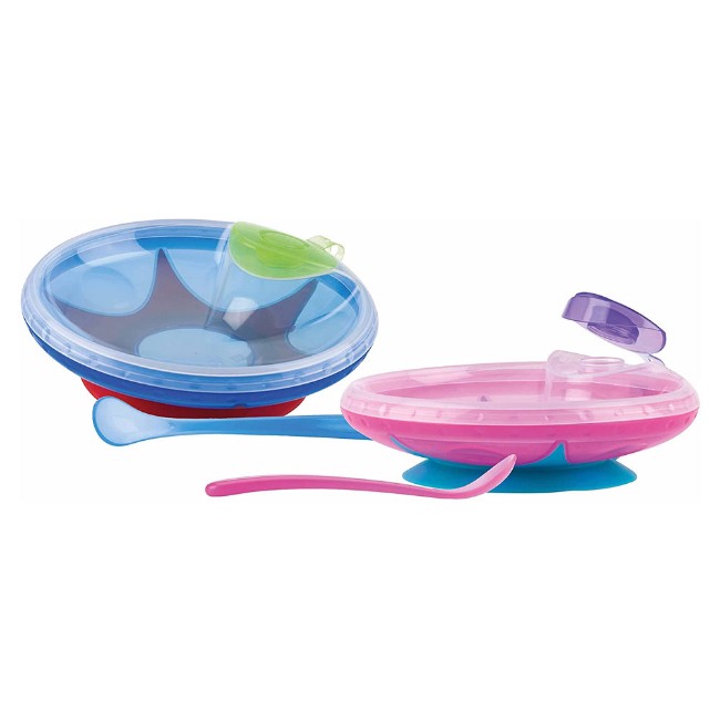 Piatto Pappacalda con Ventosa con Cucchiaino Nuby
