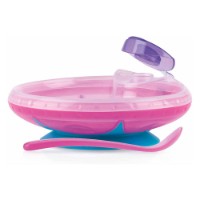 Piatto Pappacalda con Ventosa con Cucchiaino Nuby