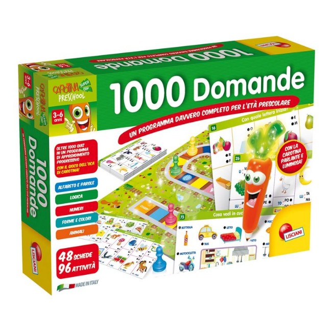 Carotina Penna Parlante 1000 Domande Preschool 
