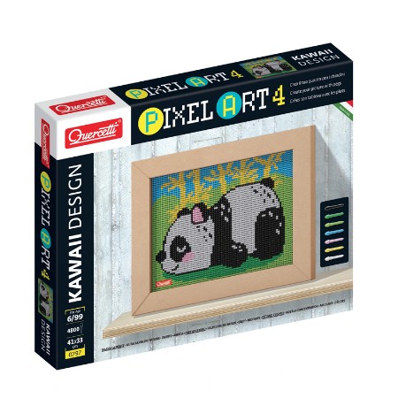 Pixel Art 4 Kawaii Design Panda Quercetti