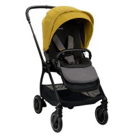 Nuna Passeggino Triv con Chiusura Compatta, Fibbie Magnetiche e Parapioggia max 22kg - Lemon