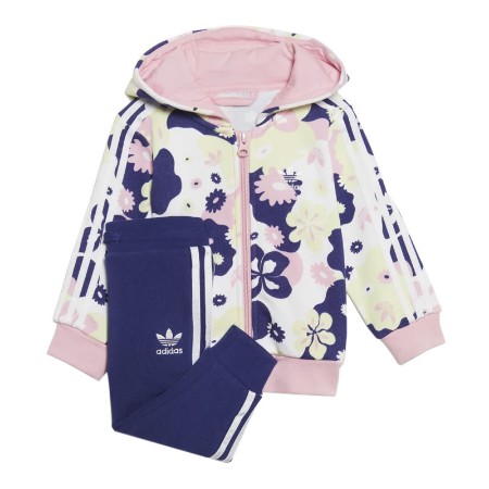 Completo Flower Print Full-Zip Hoodie Adidas