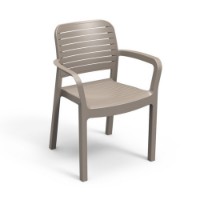 keter sedia da esterno chloe impilabile in resina