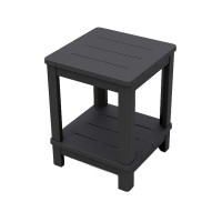 keter tavolino deluxe da esterno side table grafite