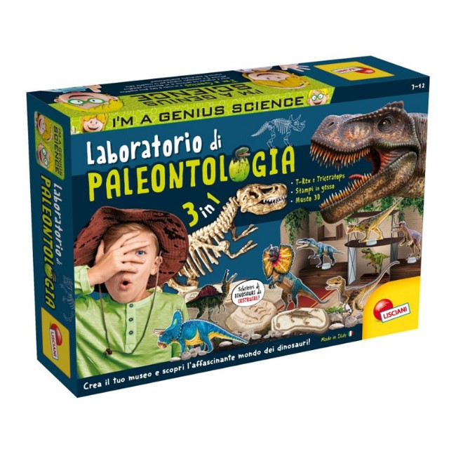 Genius Science LISCIANI - La Scienza Della Paleontologia, Gioco Scientifico Per Bambini Con Scheletri T-Rex E Triceratopo - 2