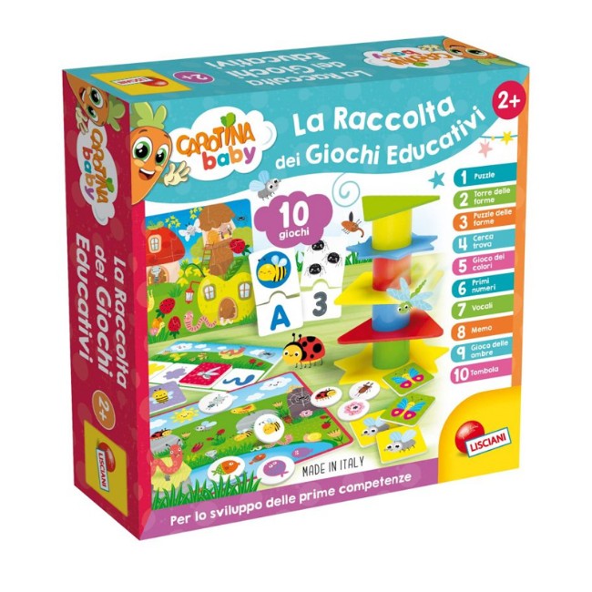 Carotina Baby Raccolta Giochi Educativi Lisciani Giochi