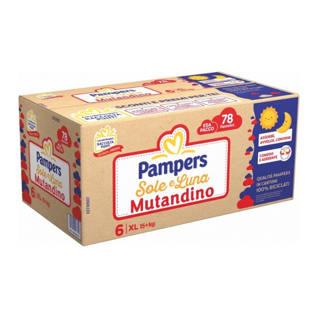 SoleLuna Mutandino Pampers Esapack XL 78pz