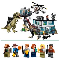 LEGO Jurassic World L’attacco del Giganotosauro e del Terizinosauro