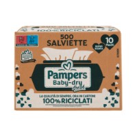 Pampers Salviettine Baby Dry Fresh 500 pezzi (10 Confezioni da 50 Salviette) di Pampers