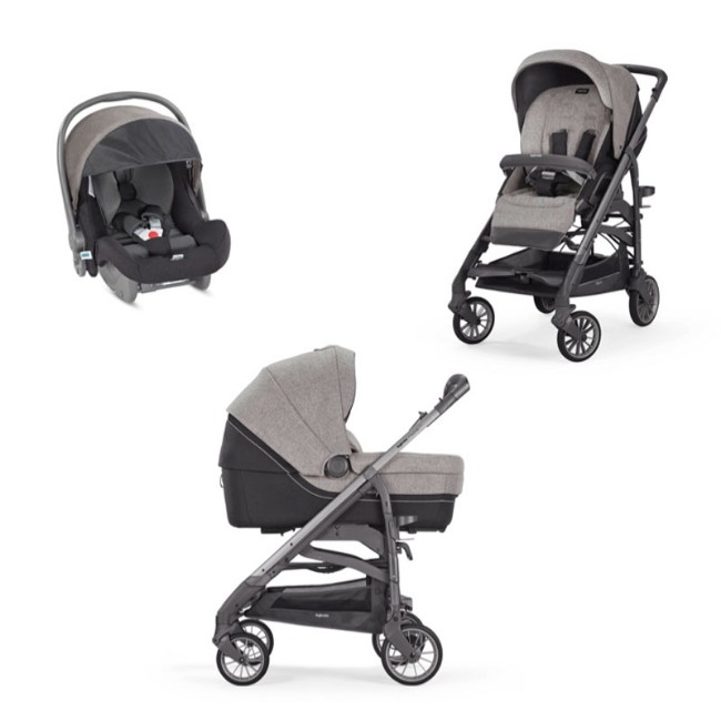 System Quattro Trilogy City Titanio Ardesia Maui Grey Inglesina