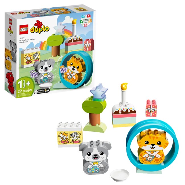 LEGO DUPLO Il mio Primo Cagnolino e Gattino con Suoni