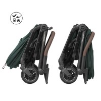 Maxi Cosi Passeggino Leona Leggero con Facile Chiusura e Seduta XL max 22kg - Essential Green