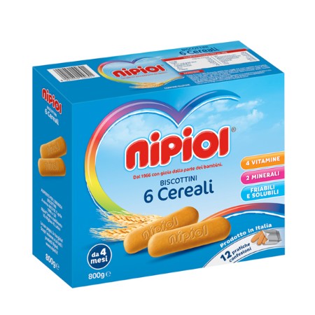 Biscotto 6 Cereali Nipiol