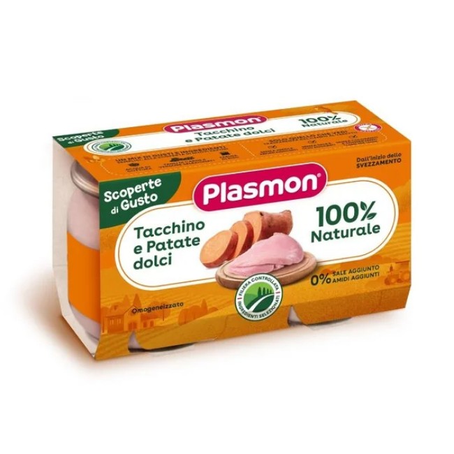 Omogeneizzato Tacchino e Patate Dolci Plasmon