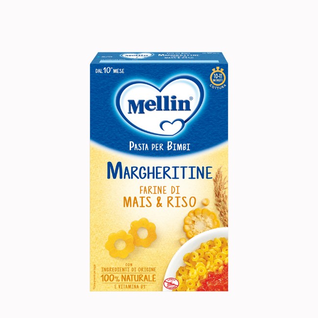 Margheritine con Mais e Riso Mellin