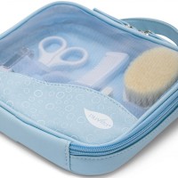 Nuvita Beauty Set Neonato con Forbici, Spazzola, Pettine, Taglia Unghie - Azzurro