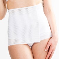 Fascia Post Parto Millerighe Bianco di My Sanity