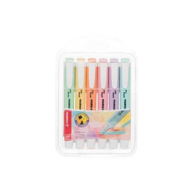 Astuccio 6 Colori Stabilo Swing Cool Pastel