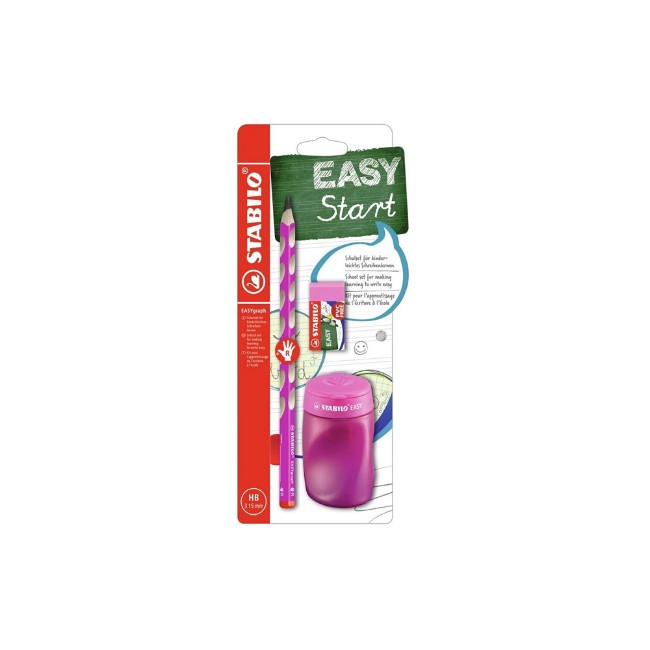 Set Easygraph Stabilo per Destrimani Colore Rosa