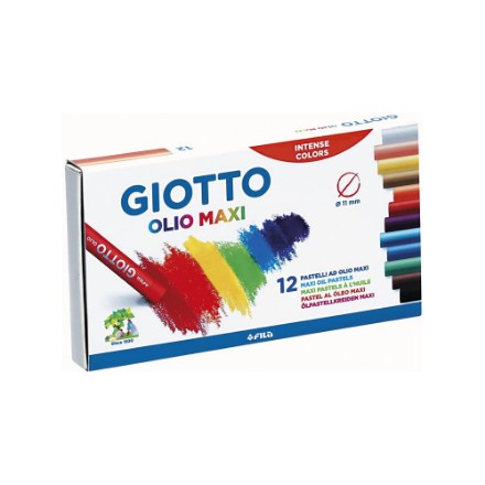 12 Pastelli Olio Maxi Giotto Fila