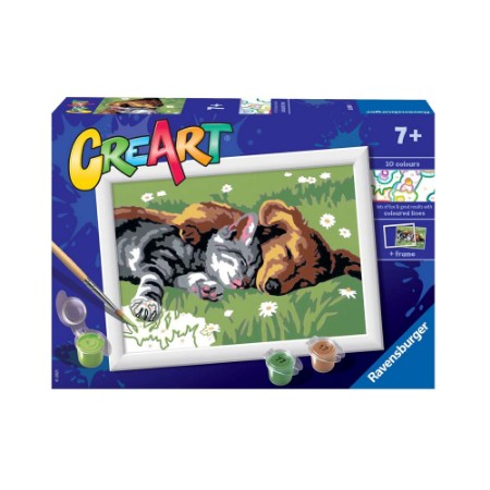 CreArt Serie E Classic - Cane e Gatto Dolce Sonno Ravensburger