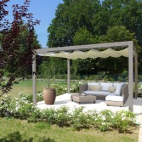 Pergola Autoportante Onda 120 3x3 m di Giulio Barbieri