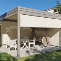 Pergola Autoportante Onda 120 3x3 m di Giulio Barbieri