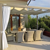 Pergola Autoportante Onda 120 3x3 m di Giulio Barbieri