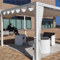 Pergola Autoportante Onda 120 3x3 m di Giulio Barbieri