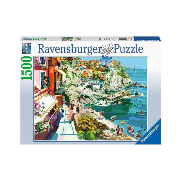 Puzzle Romance in Cinque Terre 1500 Pezzi Ravensburger