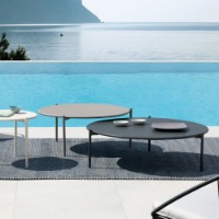 Tavolo basso Aria d90 cm metallo Grigio Antico