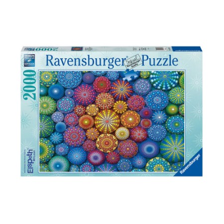 Puzzle Arcobaleni Mandala 2000 Pezzi Ravensburger