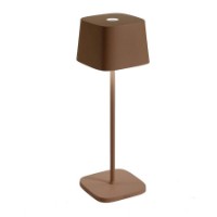Ofelia Pro Lampada da Tavolo Zafferano Corten