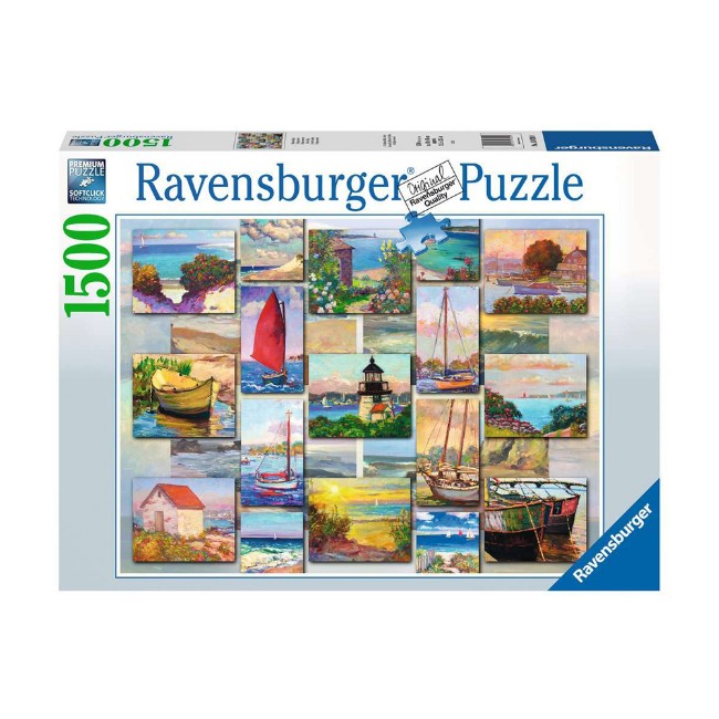 Puzzle Collage Costiero 1500 Pezzi Ravensburger