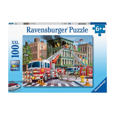Puzzle Pompieri 100 Pezzi XXL Ravensburger