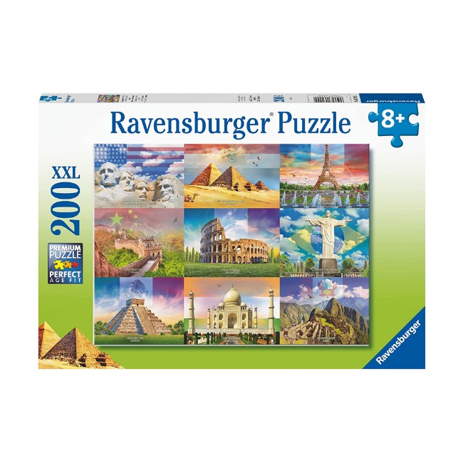 Puzzle Monumenti del Mondo 200 Pezzi XXL Ravensburger