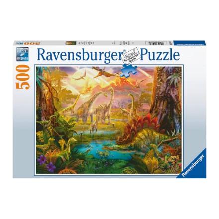 Puzzle Terra dei Dinosauri 500 Pezzi Ravensburger