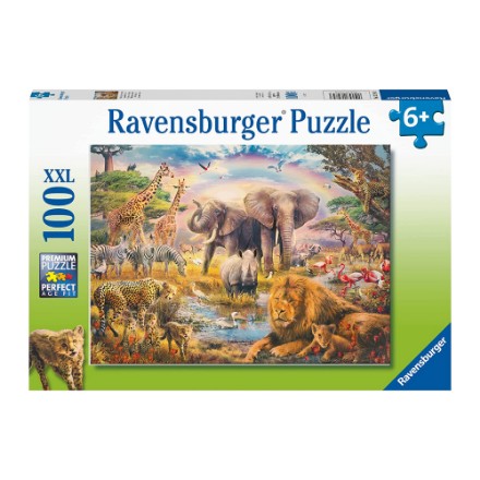 Puzzle La Savana Africana 100 Pezzi XXL Ravensburger