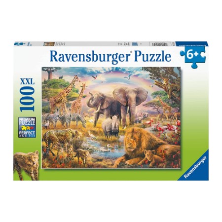 Puzzle La Savana Africana 100 Pezzi XXL Ravensburger