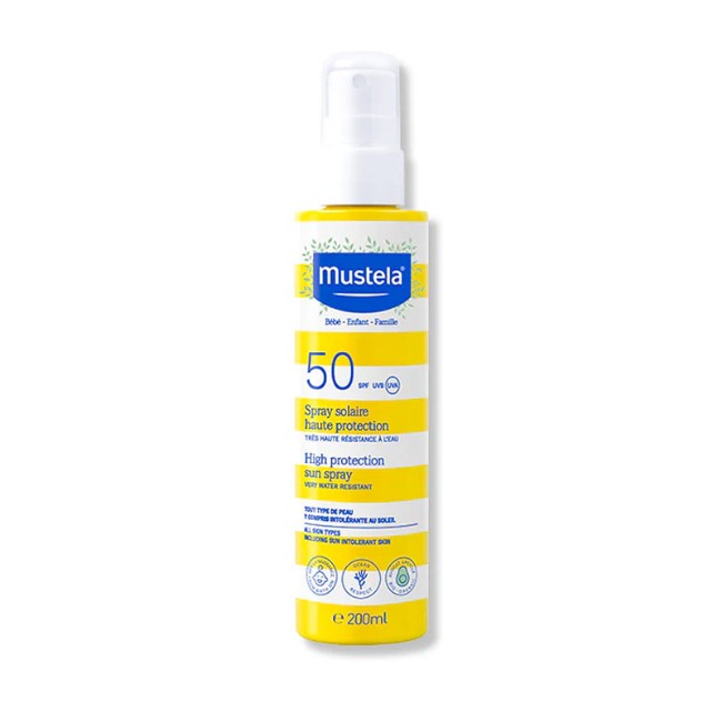 Spray Latte Solare SPF 50+ 200 ml di Mustela