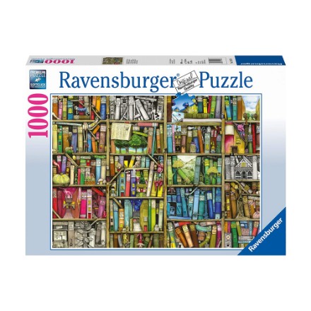 Puzzle La Libreria Bizzarra 1000 Pezzi Ravensburger