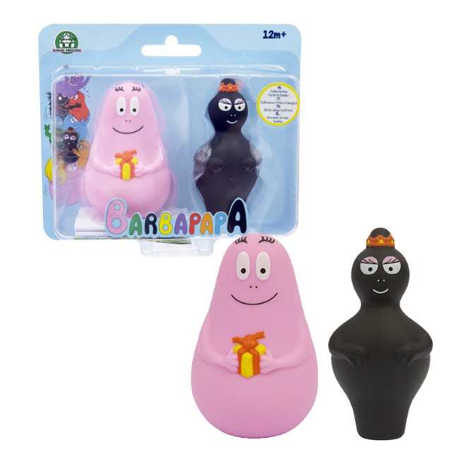 Barbapapà Coppia Personaggi 8 cm Giochi Preziosi