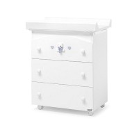Erbesi Bagnetto Fasciatoio Tatino - Bianco/Azzurro