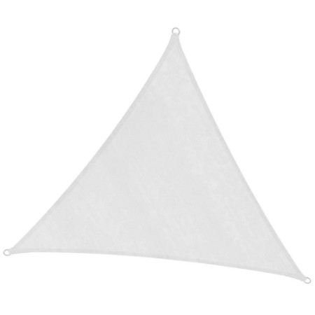 Vela ombreggiante triangolare bianca di aTe Casa 5x5x5 m