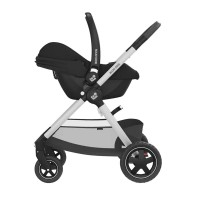 Maxi-Cosi Seggiolino Auto per Neonati Cabriofix i-Size Leggero con Seduta Imbottita 40-75cm - Essential Black