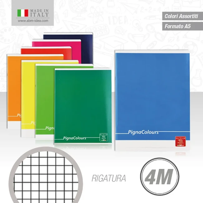 Pigna Quaderno A5 Colours 42 Fogli