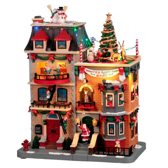 Lemax Santa's Rooftop Bash - 25861