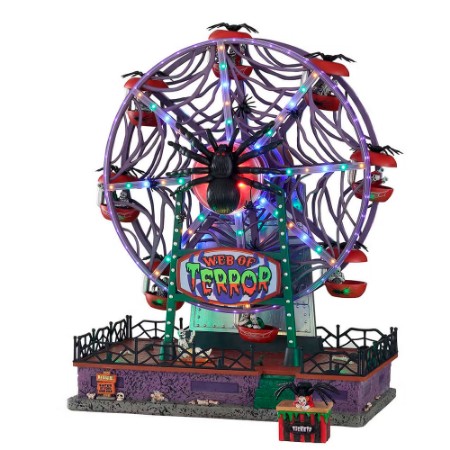 Lemax Web Of Terror Ferris Wheel - 14823